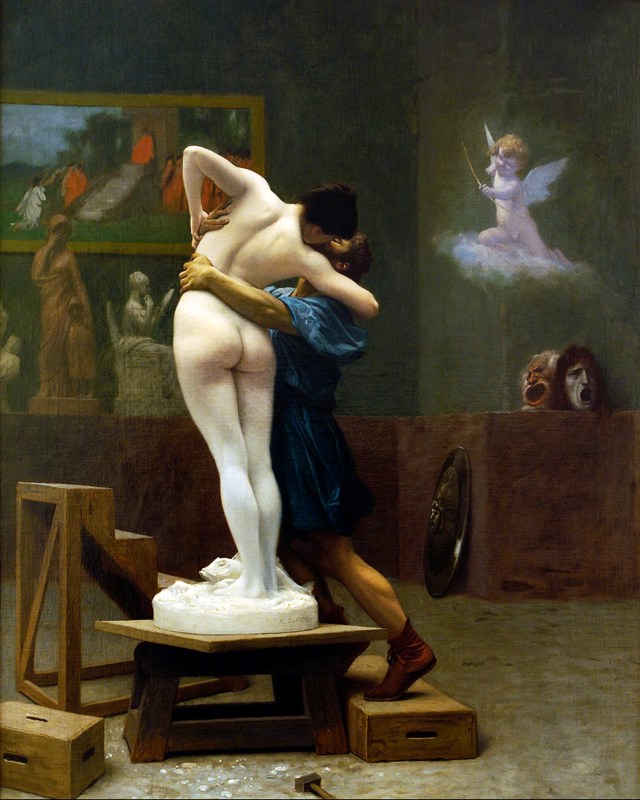 Jean-Léon Gerome,Pygmalion et Galatée