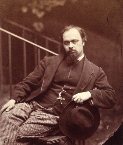 NPG P29,Dante Gabriel Rossetti,by Lewis Carroll (Charles Lutwidge Dodgson)