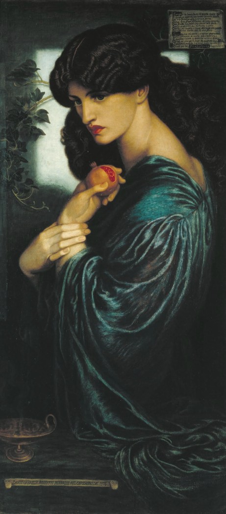 Dante Gabriel Rossetti, Proserpine (1874) 