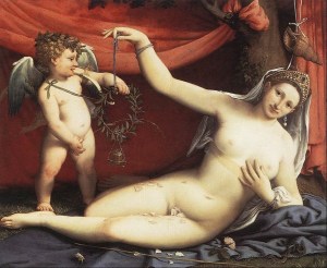 Lorenzo Lotto, Venere e Cupido (1530)